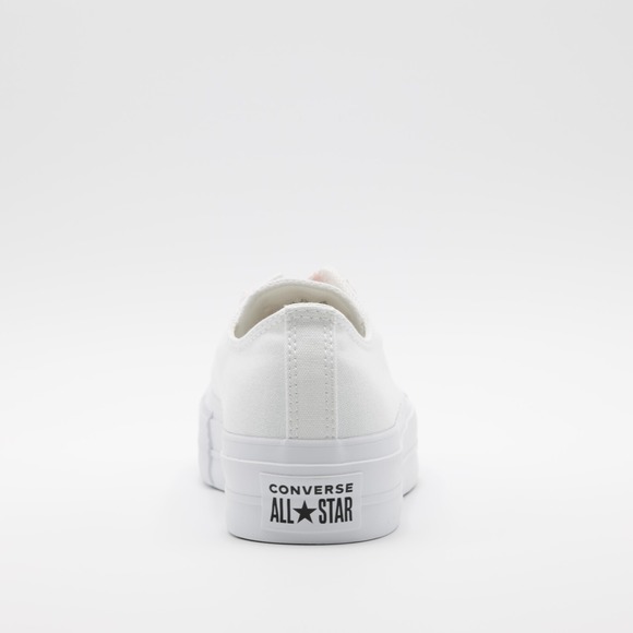 Converse Women's Chuck Taylor All Star Lift Platform Crochet Laces Shoes White 8 - Picture 5 of 11
